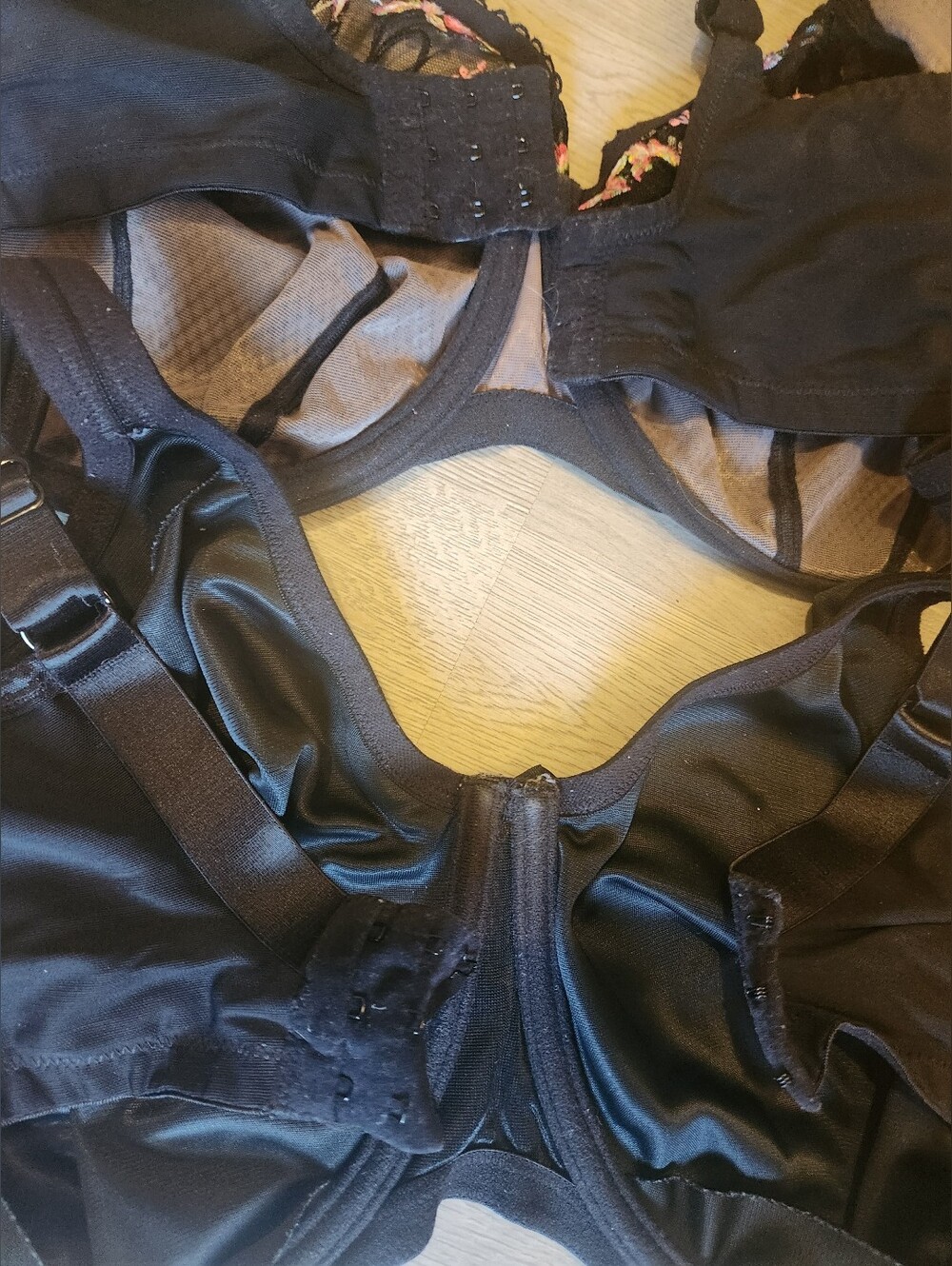 Elomi Bras Three 42J 40J Underwire Adustable Straps Black Lace Lagoon Kiki - Picture 6 of 10